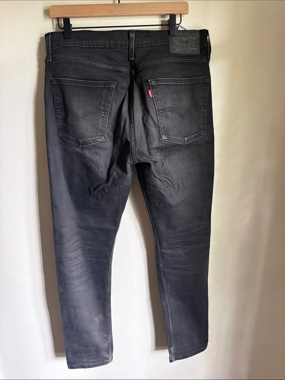 Levi's Men's Charcoal Slim Straight Jeans